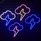 Led Cloud Lightning Neon Light Creative Wall Hanging