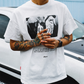 Hip Hop Hands Printed Short Sleeve T Shirts