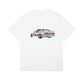 Car Print Short-Sleeved T-Shirt Men'S Hip-Hop Street Fashion Brand Loose Large Size Half Sleeve
