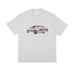 Car Print Short-Sleeved T-Shirt Men'S Hip-Hop Street Fashion Brand Loose Large Size Half Sleeve