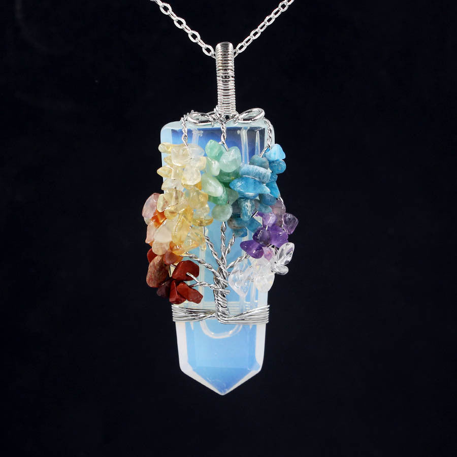 Crystal Tree Of Life Necklace
